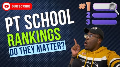 Do Physical Therapy School Rankings Matter? - YouTube