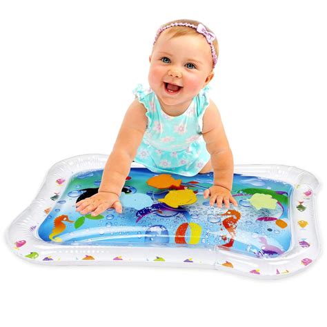 Kleeger Inflatable Baby Water Mat: Fun Activity Play Center. For ...