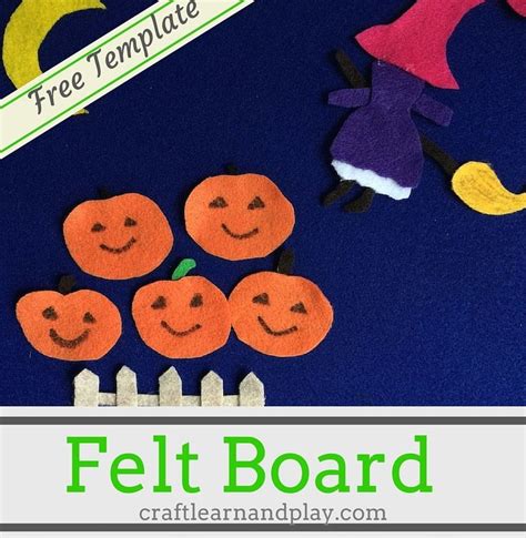 Halloween Flannel Board - Five Little Pumpkins | Craft Learn and Play ...