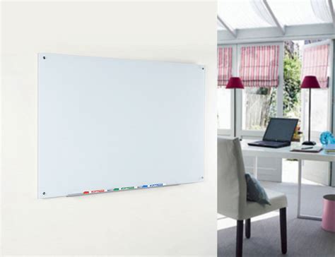 Audio-Visual Direct® | Premium Ultra White Magnetic Glass Board Set