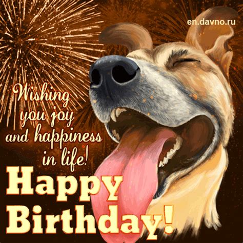 dogs singing happy birthday gif - Yon Abell