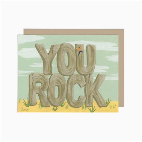 You Rock Card – Frankie & Claude