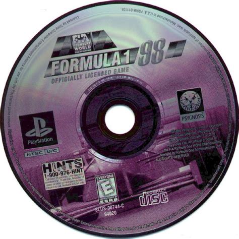 Formula 1 98 - PlayStation 1 (PS1) Game For Sale - Your Gaming Shop