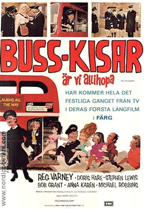 ON THE BUSES Movie poster 1972 original NordicPosters