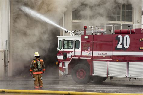 File:US Navy 110127-N-5319A-012 Firefighters work to put out a warehouse fire at Naval Station ...