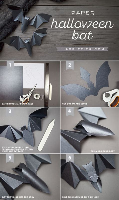 3D Paper Halloween Bats | Halloween paper crafts, Halloween paper, Halloween diy