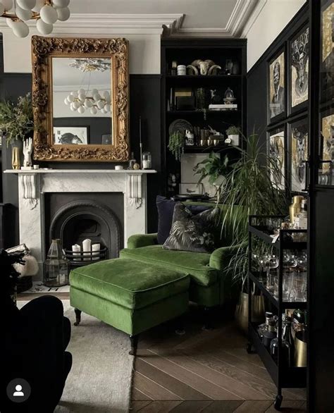 Moody Room Decor in 2021 | Dark home decor, House design, Dark living rooms