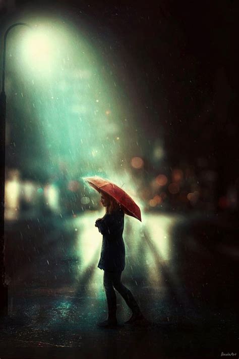 Walking in the Rain by BaxiaArt on DeviantArt