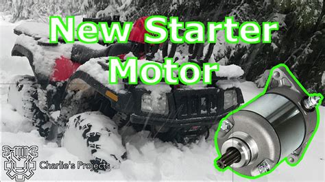 2005 Arctic Cat 400 Starter Motor Replacement - YouTube