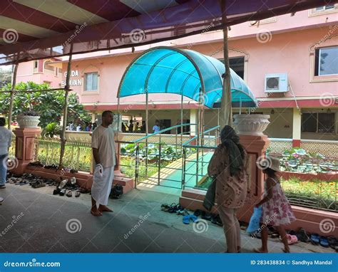 Many Devotees Inside the ISKCON Temple in Mayapur Editorial Stock Image ...