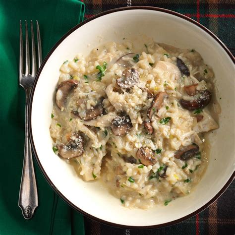 Risotto with Chicken and Mushrooms Recipe | Taste of Home