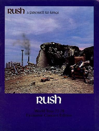 Rush A Farewell To Kings UK tour programme (75171) CONCERT PROGRAMME