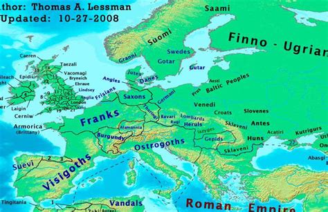 Image - Europe-500ad.jpg - Wiki Atlas of World History