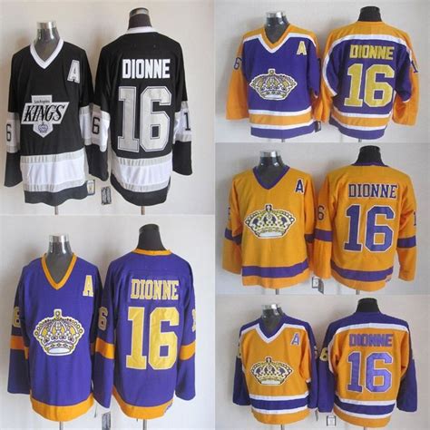 2017 Mens Los Angeles Kings 1967 Vintage Throwback #16 Marcel Dionne ...