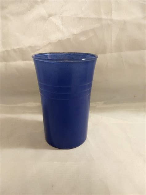 Hazel Atlas Moderntone Cobalt Platonite 9 Oz Tumbler - Etsy | Cobalt, Tumbler, Glass