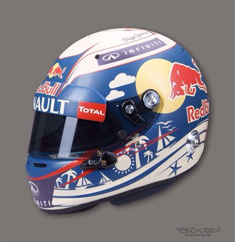 Daniel Ricciardo Helmet design Monaco GP 2015 | Helmet, Helmet design, Red bull racing