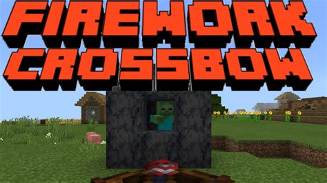 How To Shoot Fireworks From A Crossbow In Minecraft Pocket Edition #shorts - YouTube