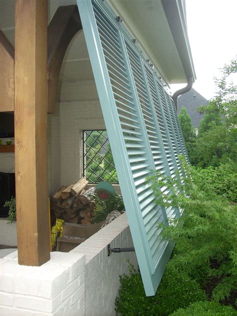 Bermuda shutters on a porch. | Porch shades, Outdoor porch, Porch design