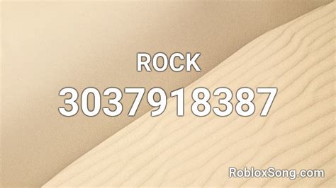 ROCK Roblox ID - Roblox music codes