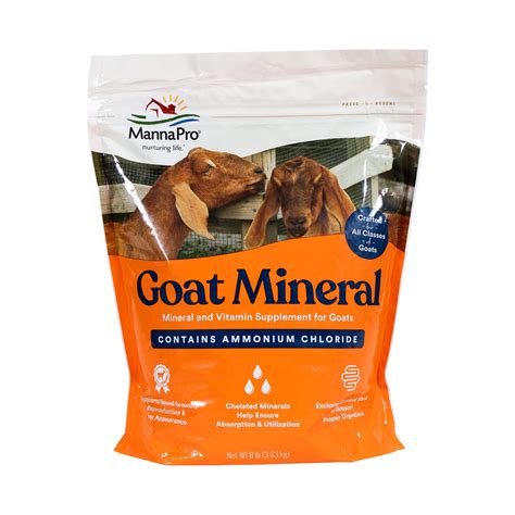 Manna Pro, Goat Mineral Supplement, Vitamins, Minerals, Supports Growth, 8 lbs - Walmart.com