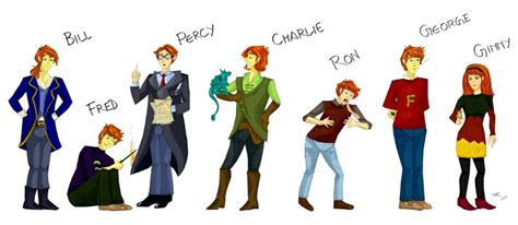 Weasley Siblings by Orchideacae on DeviantArt | Harry potter obsession ...