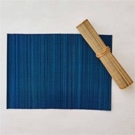 BAMBOO PLACEMATS - SET of 4 - Privet House Supply