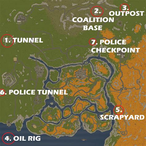 Unturned Russia Map Locations – Interactive Map