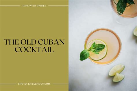 28 Cuban Rum Cocktails That Will Transport You to Havana! | DineWithDrinks