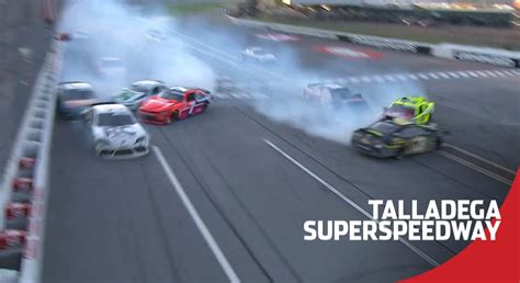 11 cars involved in late wreck at Talladega | NASCAR