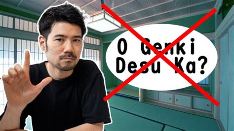 Japanese People Rarely Say "O Genki Desu Ka"? What Do We Say? - YouTube