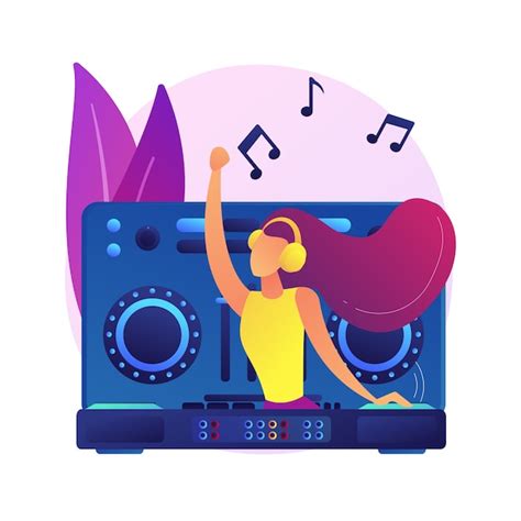 Lady dj Vectors & Illustrations for Free Download | Freepik