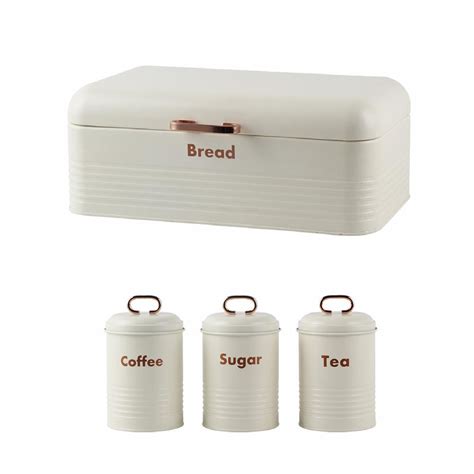 Gold Handle Bread Bin And Canister Set | Shop Today. Get it Tomorrow ...