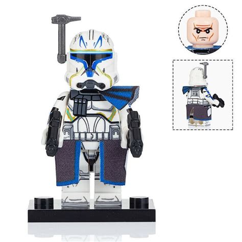 Custom Lego Star Wars Clone Trooper Captain Rex MiniFigure | Etsy