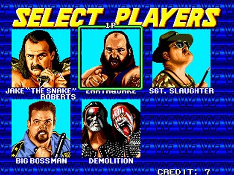 WWF WrestleFest (Arcade) | Wrestling videos, Professional wrestling ...