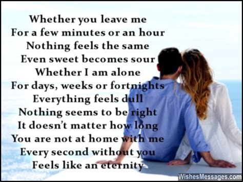 I Miss You Poems for Husband: Missing You Poems for Him – WishesMessages.com