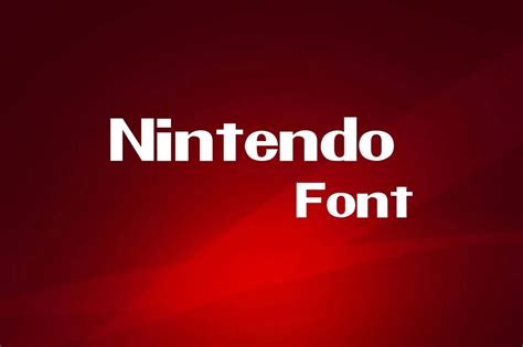 Nintendo Font Free Download