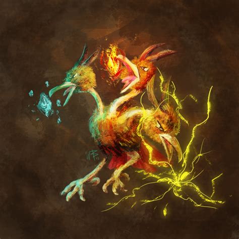 Dodrio Speedpaint by WolvenBird on DeviantArt