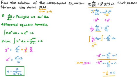 39 differential equations worksheet with answers - Worksheet Master