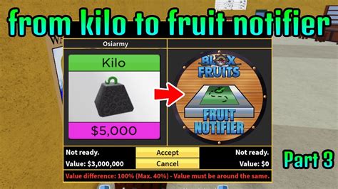 Trading From Kilo To fruit notifier in Blox Fruit! Big W Trades 🔥 (Part 3) - YouTube