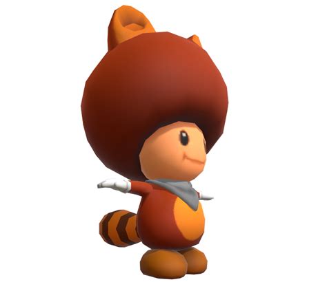 3DS - Super Mario 3D Land - Toad (Tanooki Suit) - The Models Resource