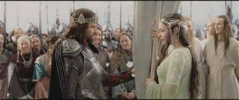 Arwen and Aragorn - Lord of the Rings - Return of the King - Aragorn ...