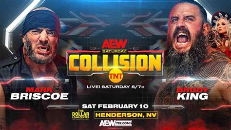 AEW Collision Results - 2/10/24 (Mark Briscoe vs. Brody King ...