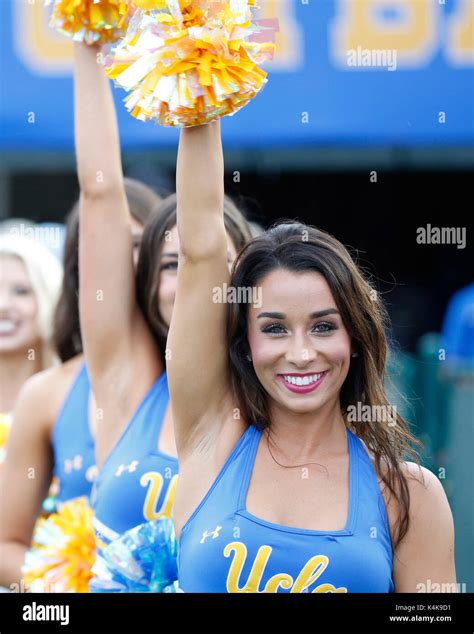 September 03, 2017 UCLA Bruins cheerleaders in action against the Texas ...