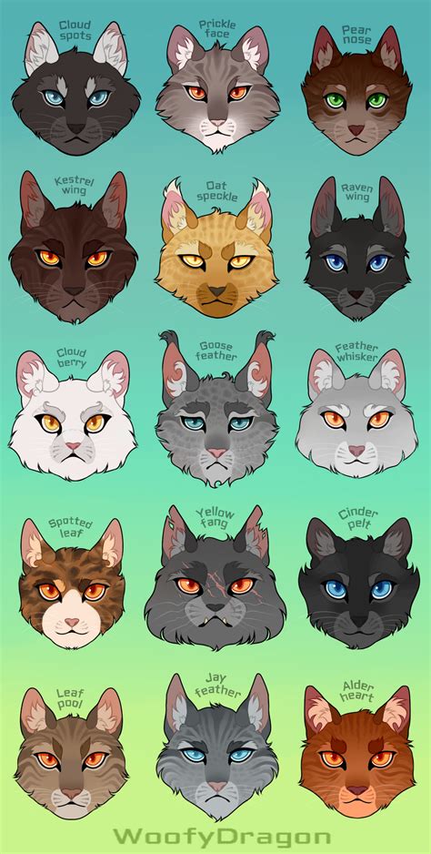 Thunderclan Medicine Cats by WoofyDragon on DeviantArt