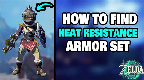 How To Find FULL Fire Resistance Armor Set (Flamebreaker) in Zelda Tears of the Kingdom - YouTube