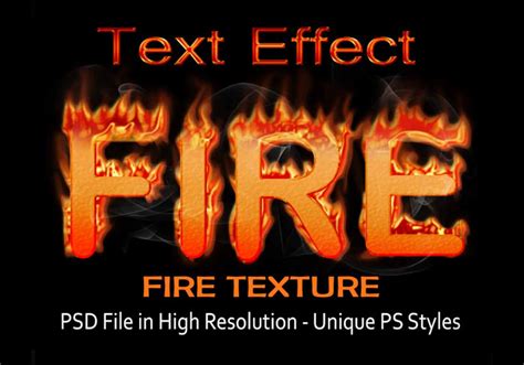 Fire Text Effect PSD file - Free Photoshop Brushes at Brusheezy!