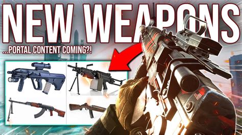 Battlefield 2042 News - NEW Weapons Found for BF2042 Portal | BATTLEFIELD - YouTube