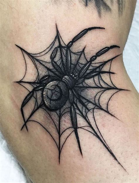 Spider Drawing Tattoo