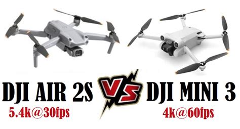 DJI MINI 3 vs Air 2S: What are the differences? - First Quadcopter