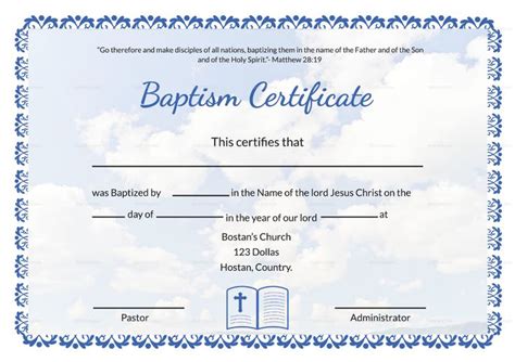 Pin on Certificate Template